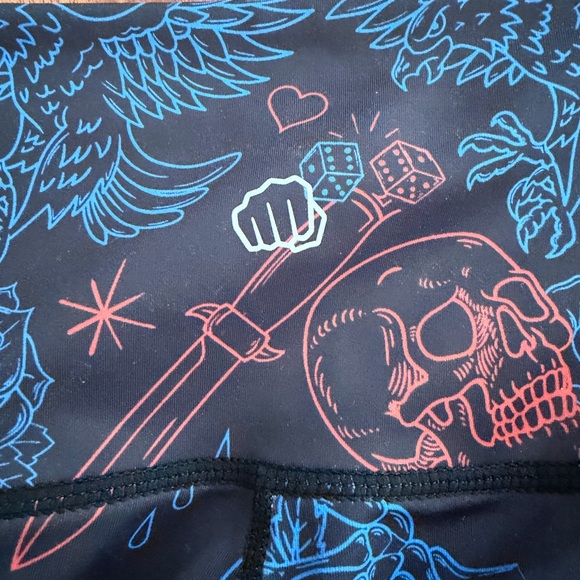 Feed Me Fight Me FMFM Full Length Leggings - Picture 3 of 5